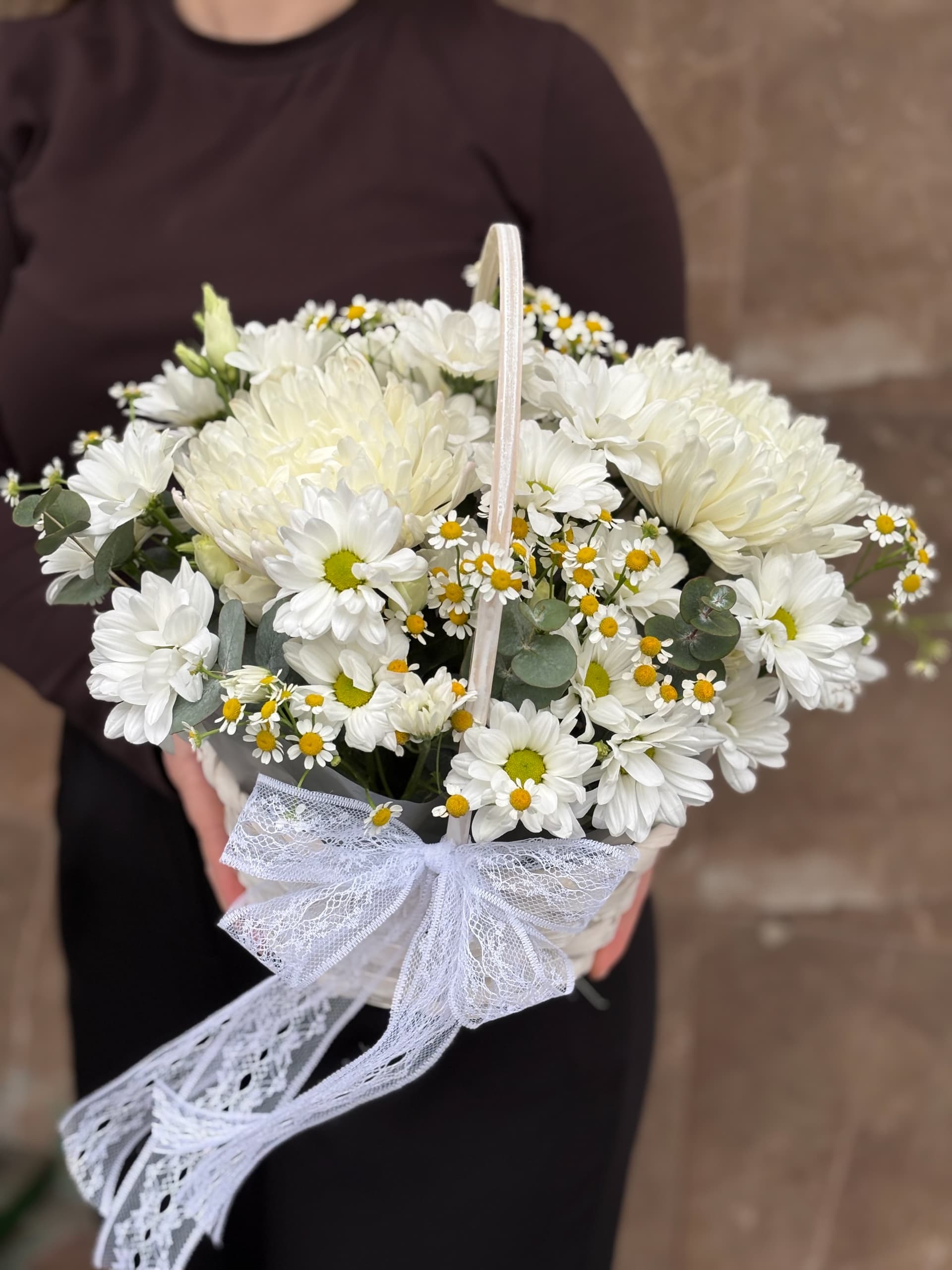 Букет «Композиция № 7» — композиция: хризантемы. Доставка по Мурманску